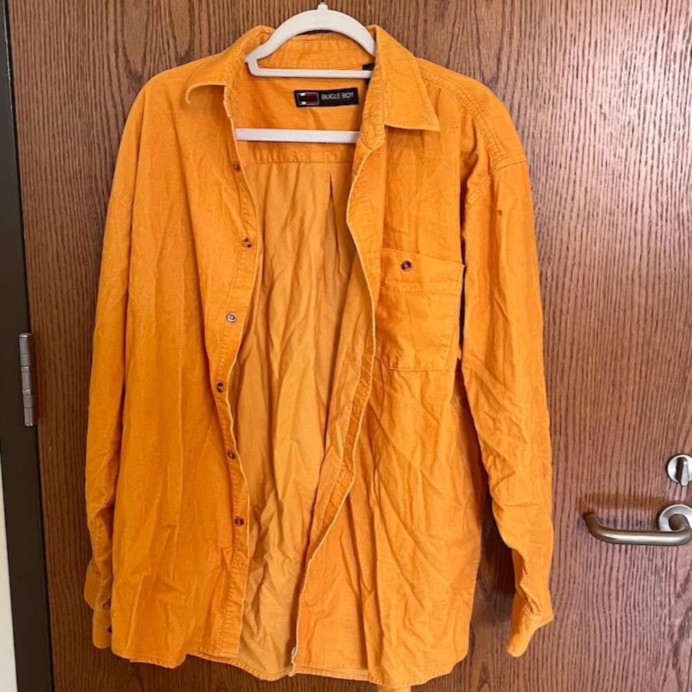 Orange cardigan